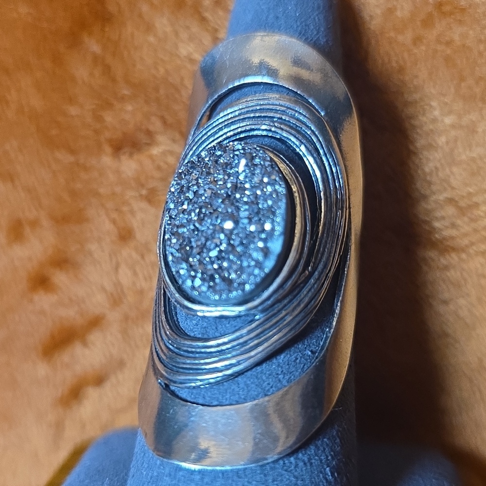 Camilla Statement Ring With Glittering Center - image 4